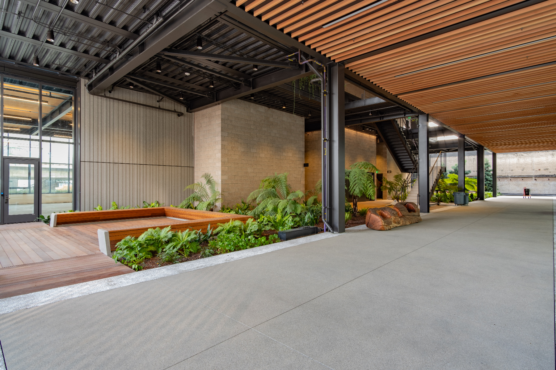 Landscaped Courtyard