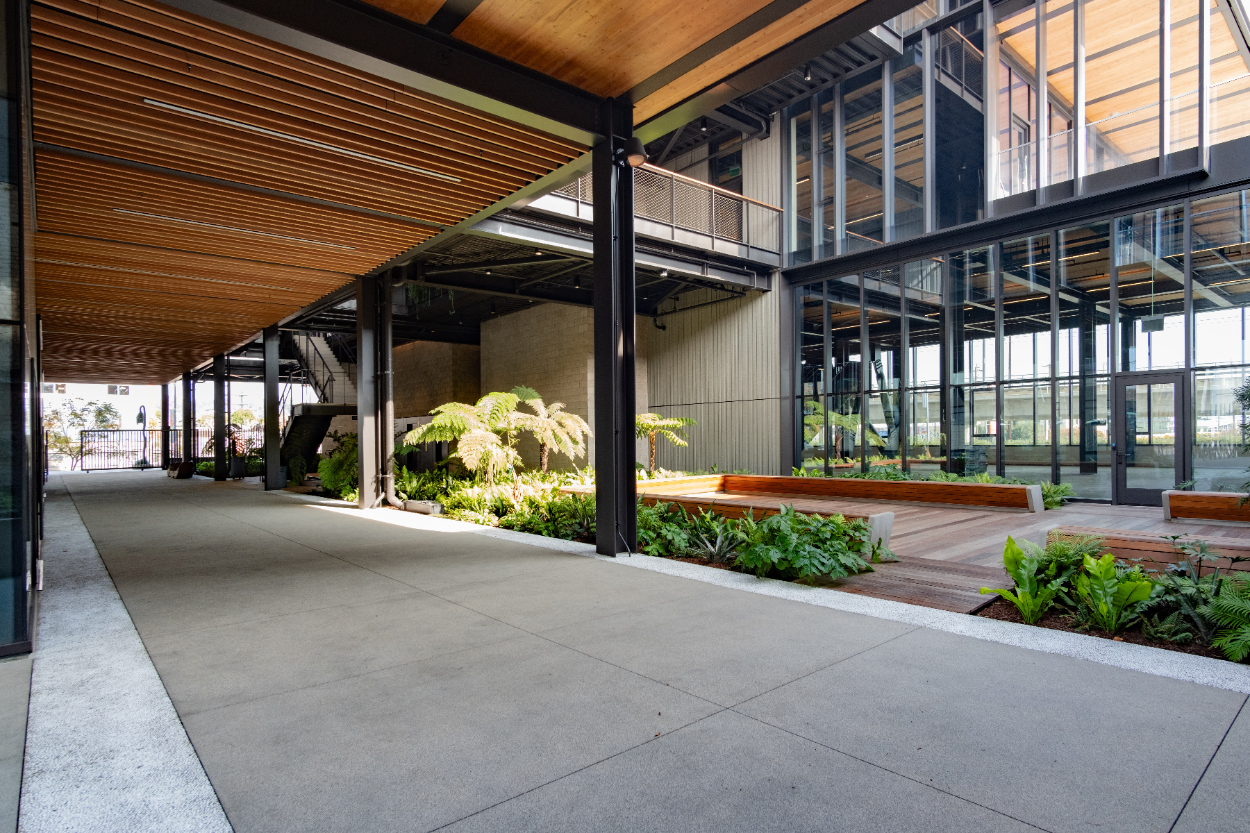 Landscaped Courtyard