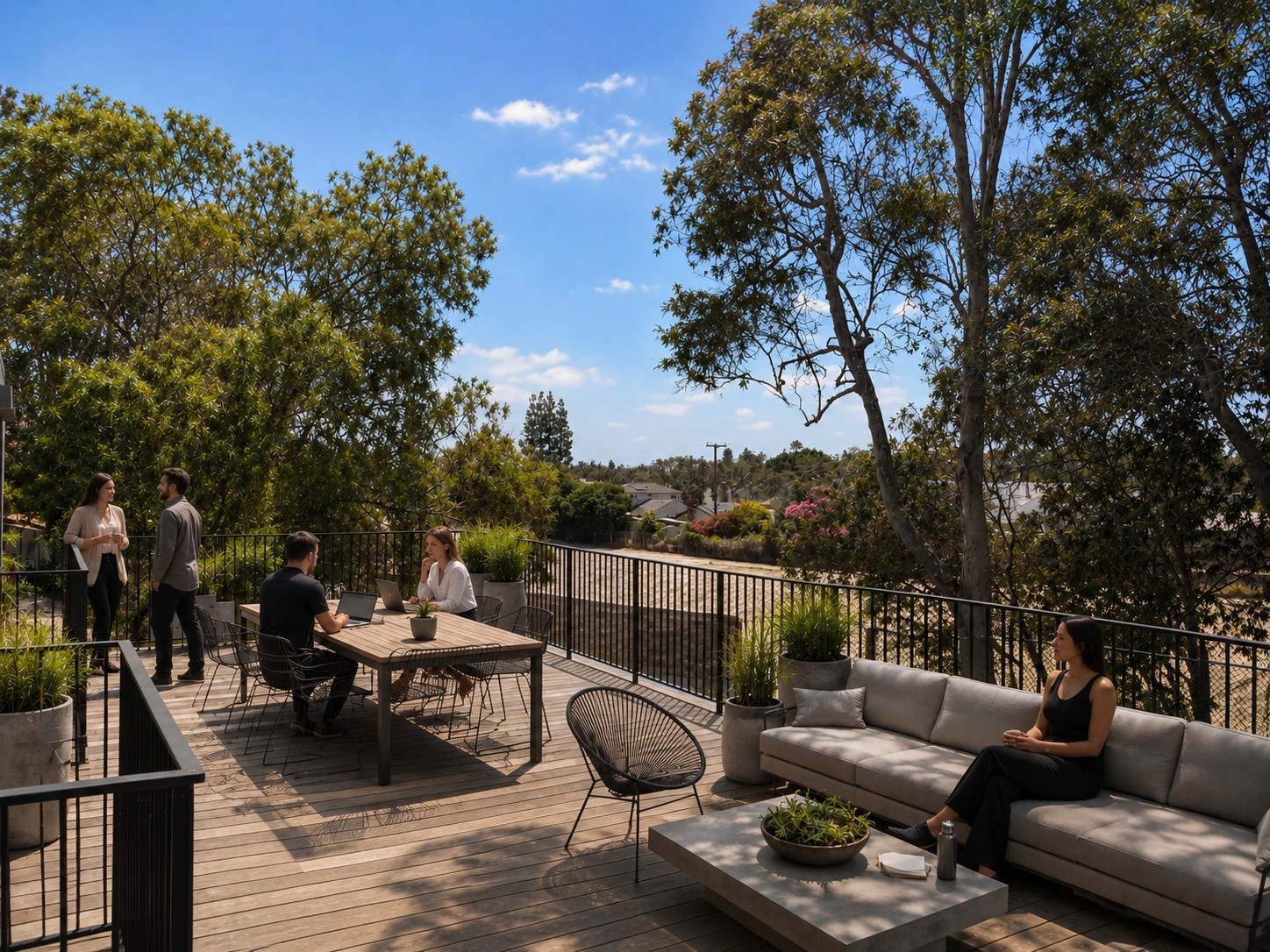 Landscaped Patios