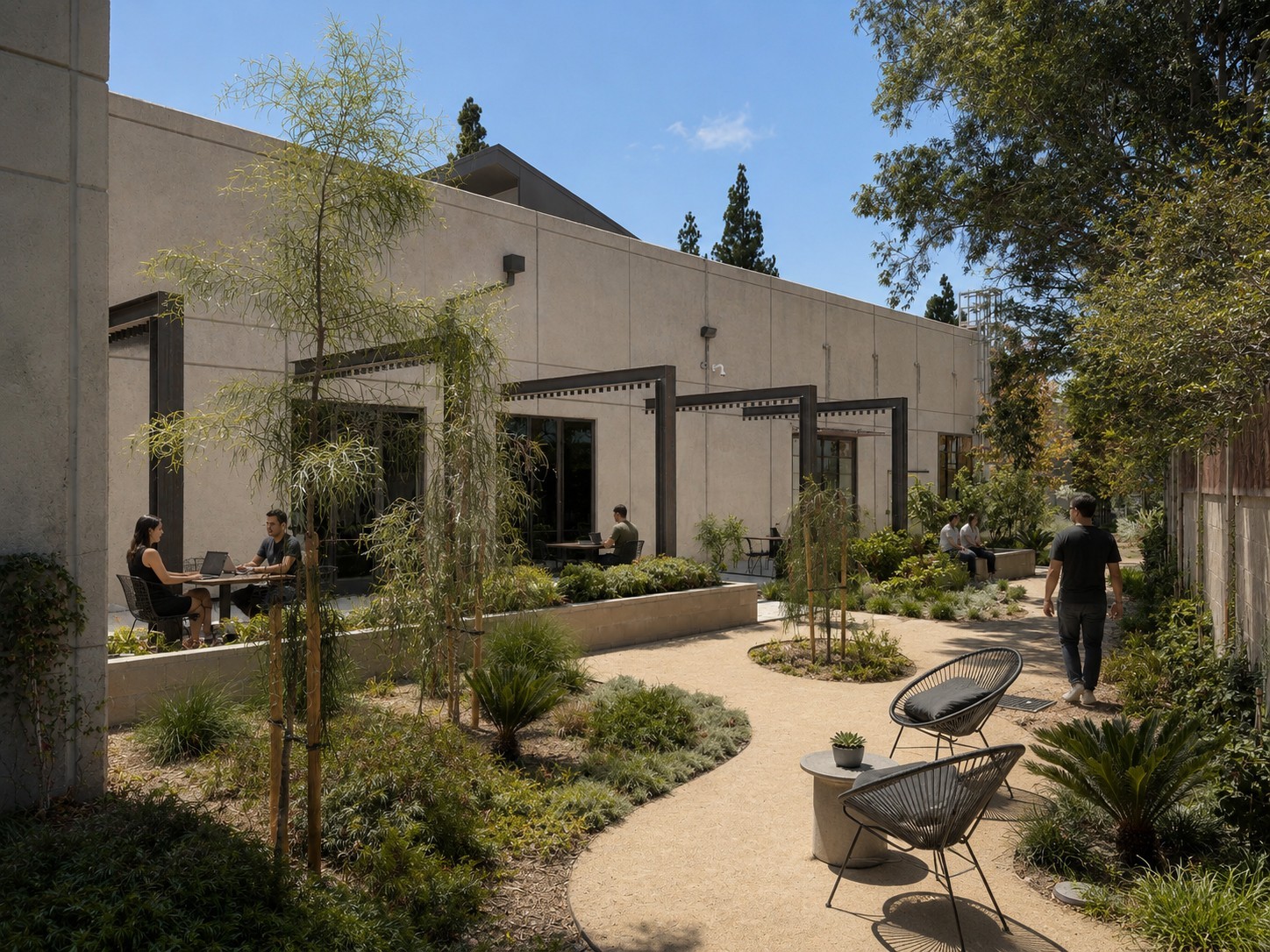 Landscaped Patios