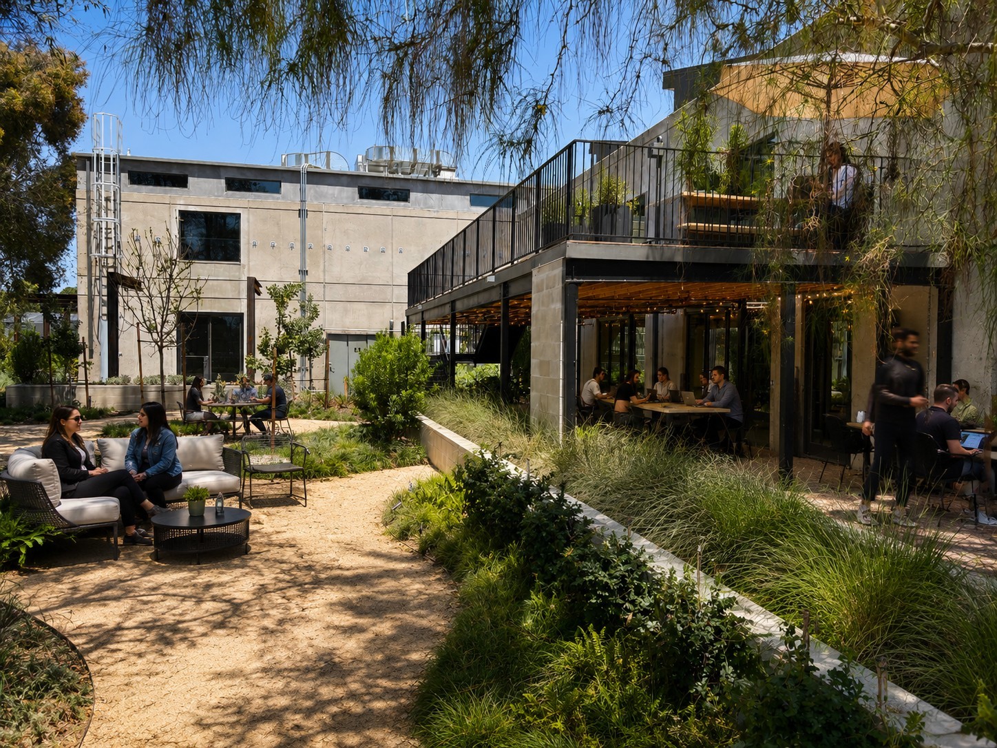 Landscaped Patios